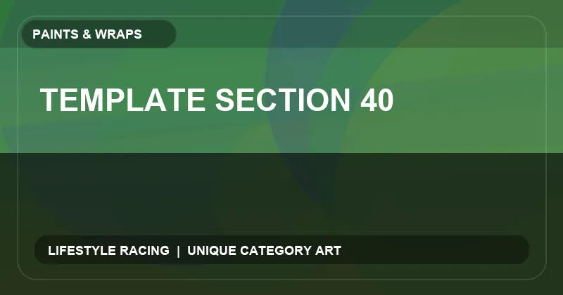 Template Section 40